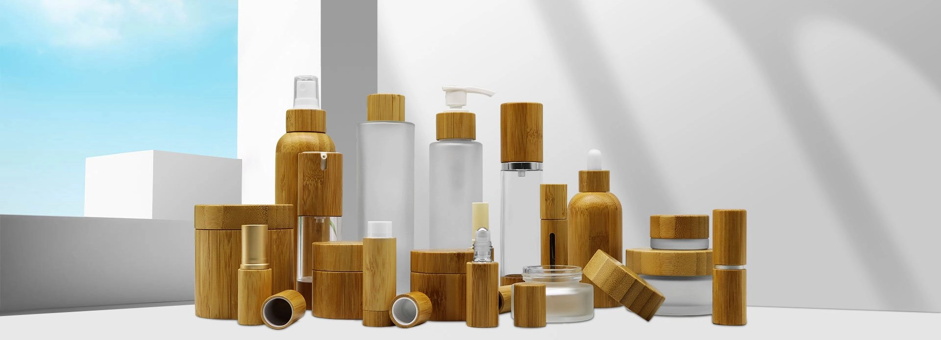 Yilin Bamboo Cosmetic Packaging Collection