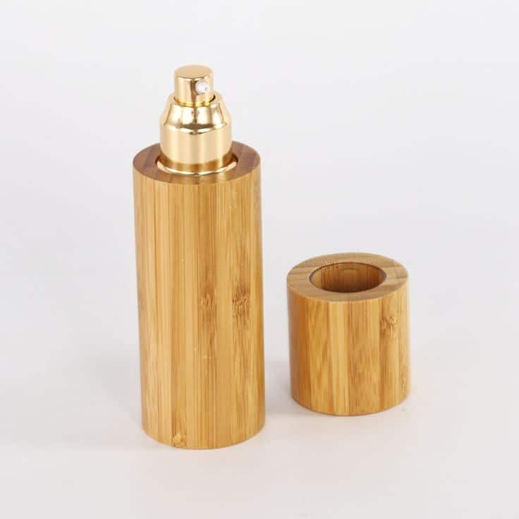 ZHFBCP-003 Wholeslae All Wrapped Facial Serum Bamboo Bottle