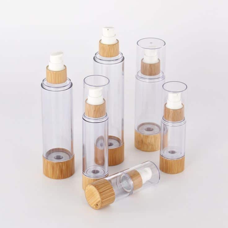 ZHPALP-004 Bamboo airless pump bottle