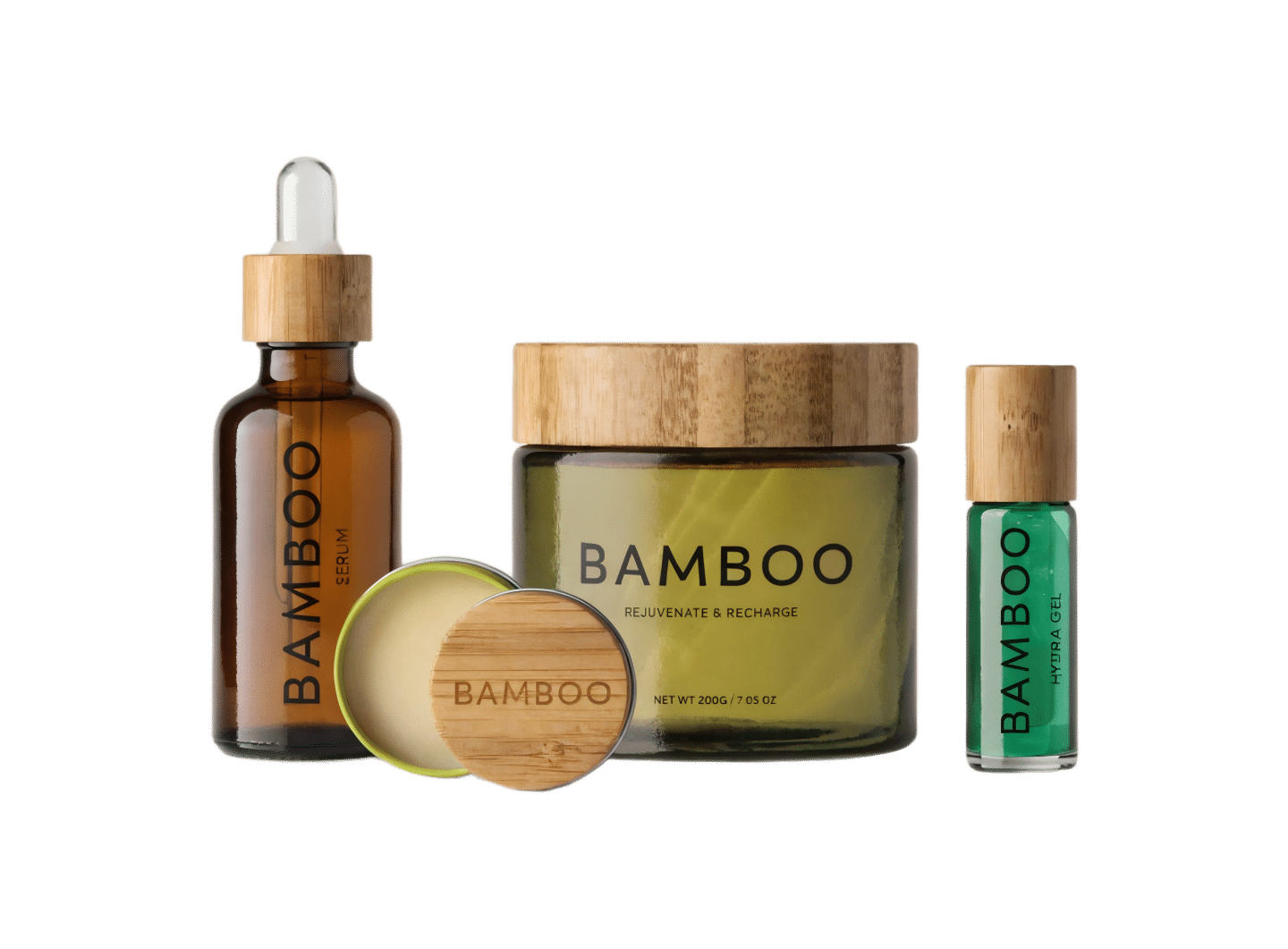 Yilin Bamboo Cosmetic Packaging Collection